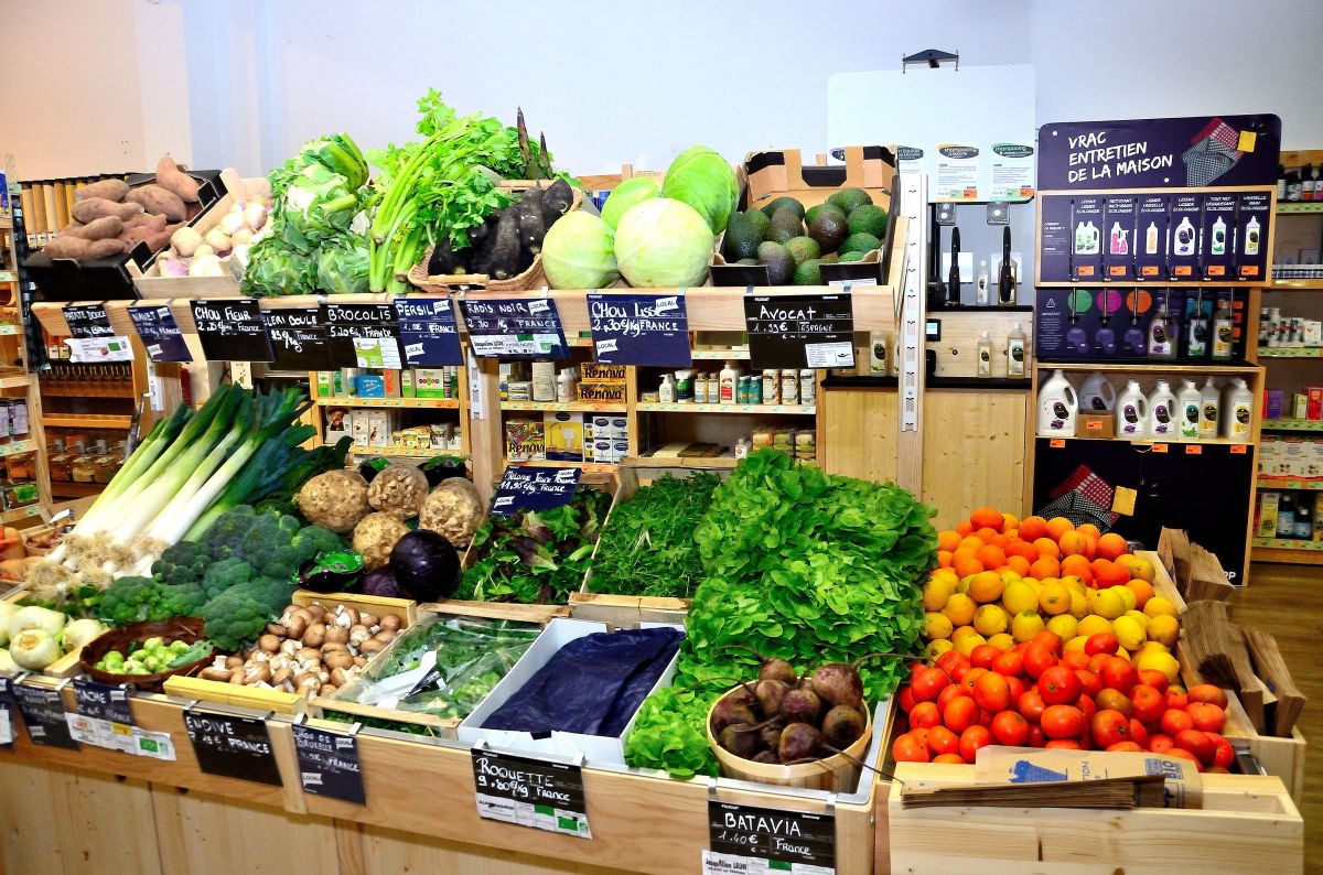 Les fruits et légumes, biocoop Kerbio Siam