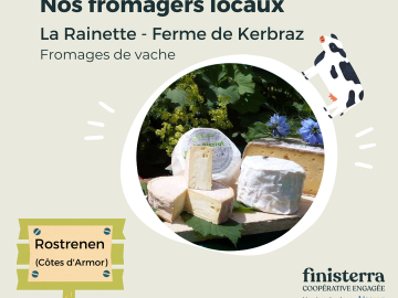 [🧀NOS FROMAGERS LOCAUX🧀]

🎉 Du 19 avril au 7 mai a lieu la fête des fromages dans les magasins de votre coopérative Finisterra, membre du réseau Biocoop....