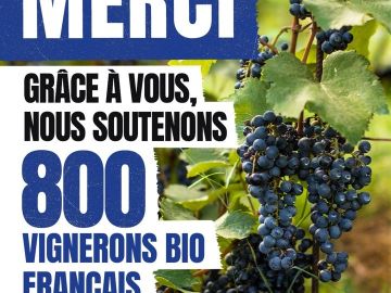 [ 🍷 FÊTE DES VINS DE PRINTEMPS 🍷]
🙏 MERCI ! 🙏
👏 Grâce à vous, le réseau Biocoop soutient 800 vignerons bio français sur nos territoires. 

⚠️ L'abus d'alcool...