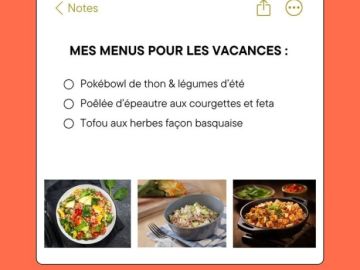 ⛱ Amis aoûtiens, bientôt les vacances !

📝 Pour vous faciliter l'organisation de vos vacances, nous vous avons concocté une semaine de repas ! 
👉 Voici donc...