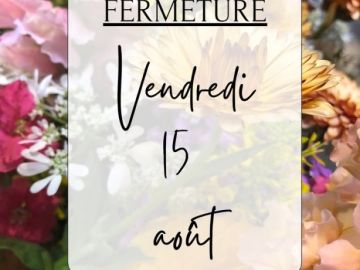 Tous les magasins Finisterra seront fermés le vendredi 15 août !

Quand c'est férié, c'est fermé !

A très vite en magasin! 🥳