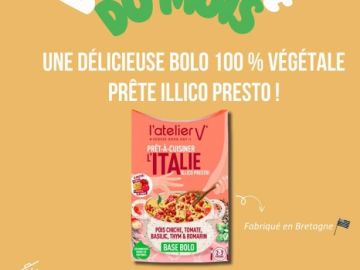 Découverte du mois

Une délicieuse bolo 100% végétale à incorporer dans vos lasagnes ou gratins ou encore à vos spaghettis ! 

🍅 Au pois chiche, tomate,...