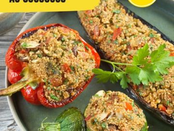 Pour faire voyager vos papilles, que diriez-vous de préparer de délicieux légumes farcis au couscous ? 😊

La recette est disponible dans le carrousel ou...