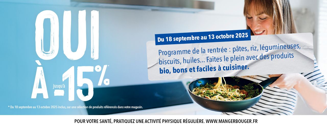Bons, bio et facile à cuisiner !