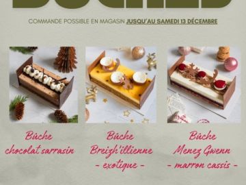 Pour vos desserts, notre boulanger local @boulangerie.le.signor propose 3 bûches en vente en magasin ! 

- Bûche chocolat sarrasin 🍫: croustillant sarrasin,...