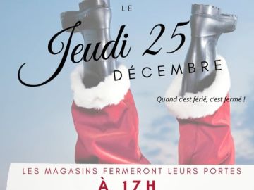 🎄 Tous les magasins Finisterra seront fermés le jeudi 25 décembre !

📢 Nos magasins fermeront exceptionnellement leurs portes à 17h le mercredi 24 décembre...