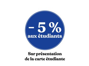 Une remise pour les étudiants