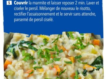 Apportez-vous un peu de chaleur avec notre recette de risotto printanier au bouillon d’épluchures.

• Difficulté : ★★☆
• Pour : 4 personnes 👥
• Préparation :...