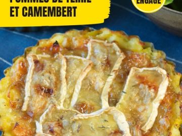 Pour une recette gourmande avec nos produits du quotidien, préparez des tartelettes de pommes de terre et camembert ! 🥔

• Difficulté : ★★☆
• Pour : 4 tartes...