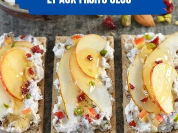 Aujourd’hui, nous vous proposons une recette gourmande : des tartines craquantes à la châtaigne, au chèvre et aux fruits secs… 😋🍽️

• Difficulté : ★☆☆
• Pour...