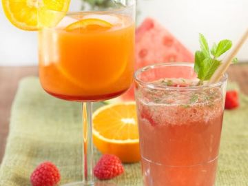 Du frais, du pétillant pour Spritz sans alcool...

• Difficulté : ★☆☆
• Pour : 4 verres 🍹🍹🍹🍹
• Préparation : 10 min 👨‍🍳👩‍🍳

Les recettes sont disponibles...